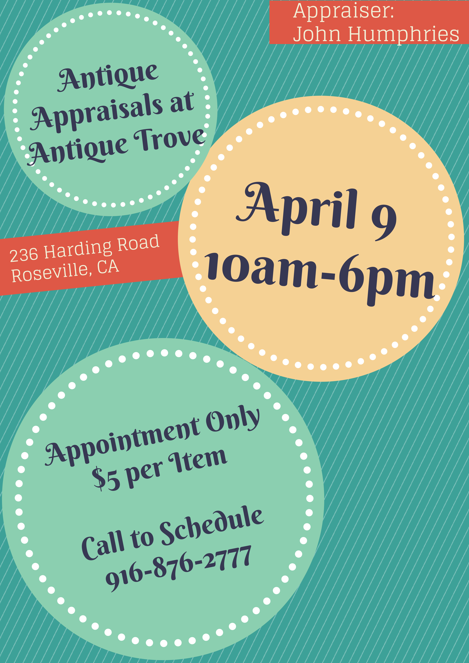 Antique Appraisals at Antique Trove April 9